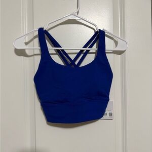 Lululemon Athletica Cobalt Blue Crossback Sports Bra